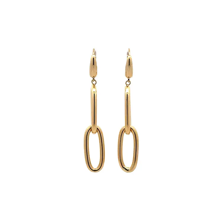 简约设计的精致吊坠耳环