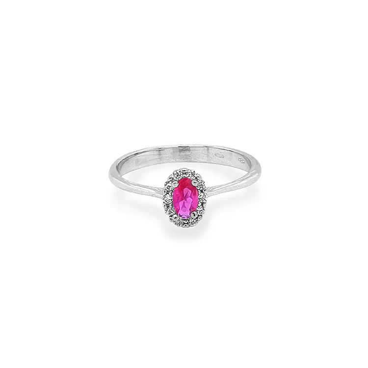 镶彩色宝石的金戒指