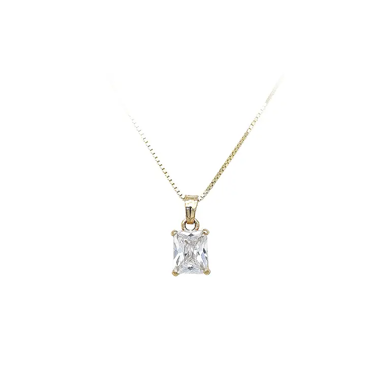 锆石黄金吊坠