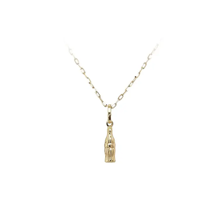 可口可乐黄金吊坠