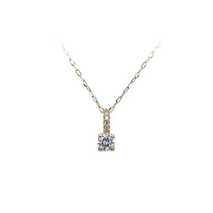 锆石黄金吊坠