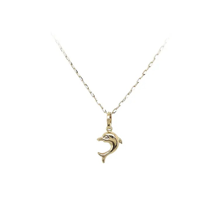 金海豚吊坠