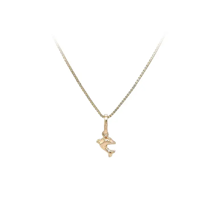 金色海豚吊坠