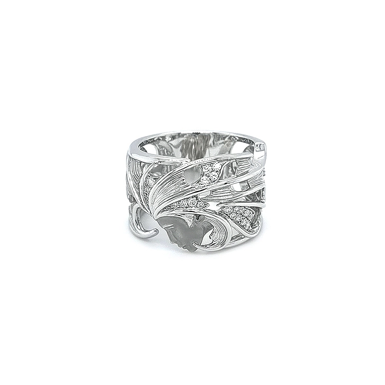 Carrera y Carrera Atlantis Sirena Aire 黄金戒指