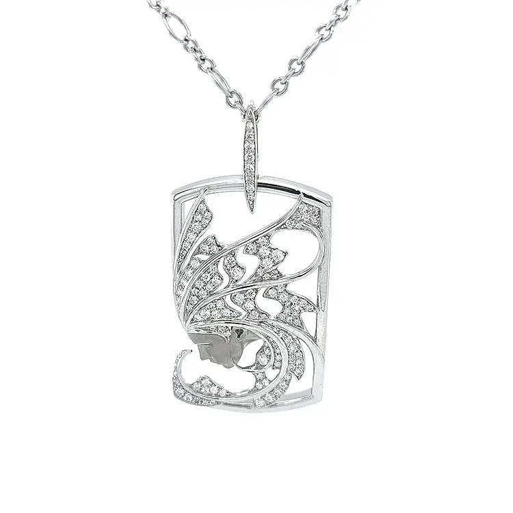 Carrera y Carrera Atlantis Sirena Aire 黄金吊坠