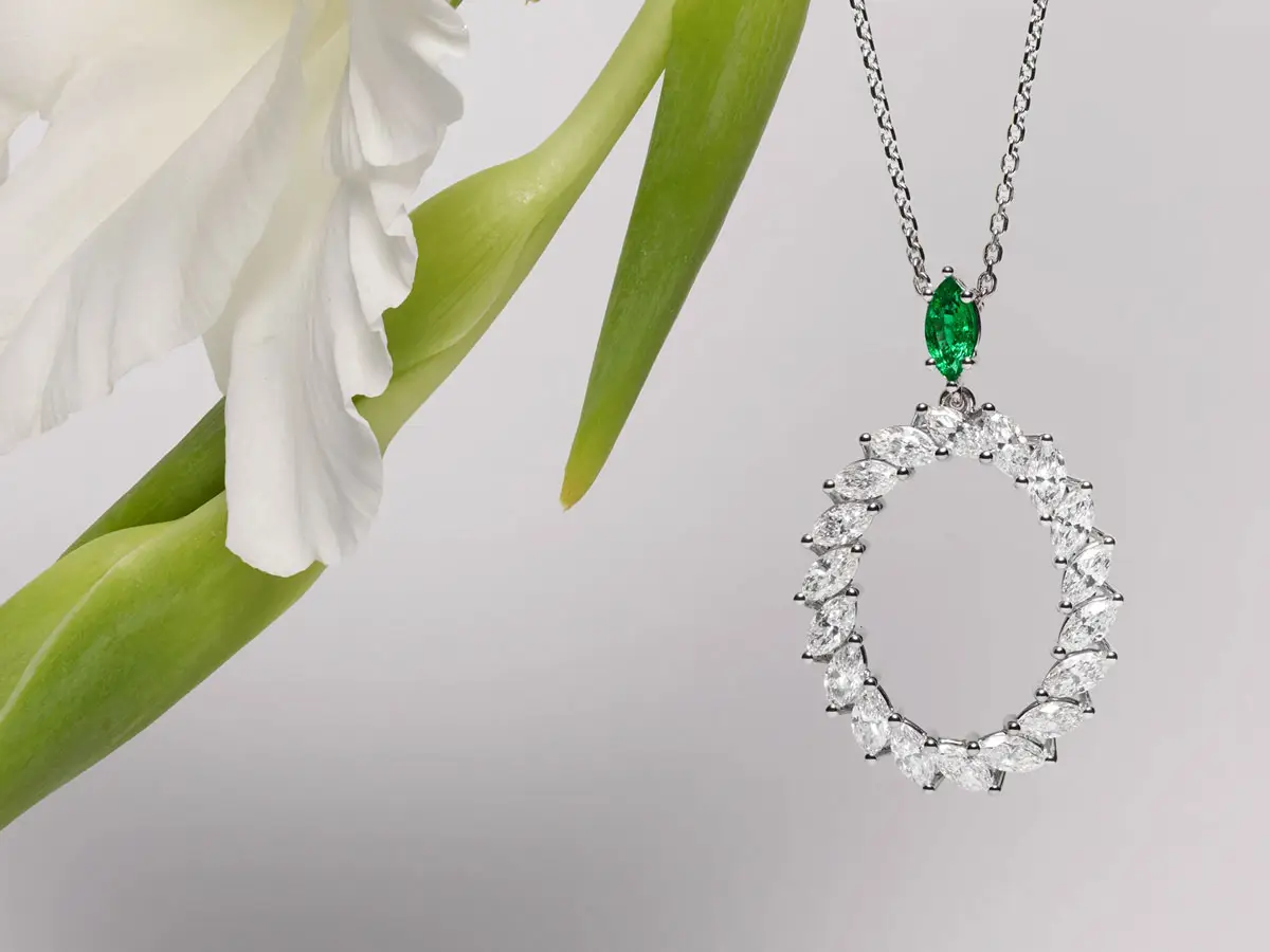 萧邦 L'Heure Du Diamant 黄金项链 799067-1001