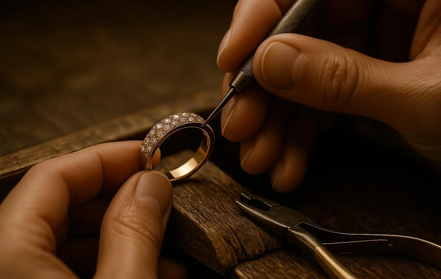 2. 检查宝石的镶嵌