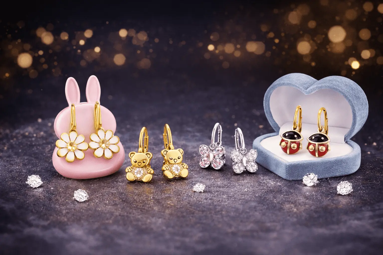 Jak vybrat dětské náušnice: kdy je pořídit a na co si dát pozor