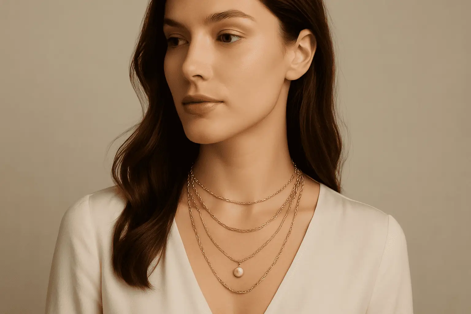 项链该如何搭配？运用造型的魔力